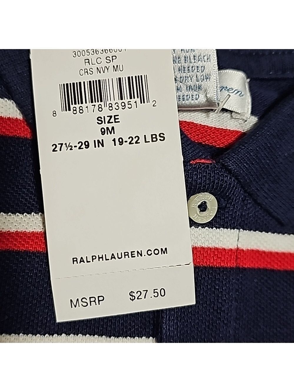 Polo ralph lauren one piece romper collared boys - Picture 5 of 6